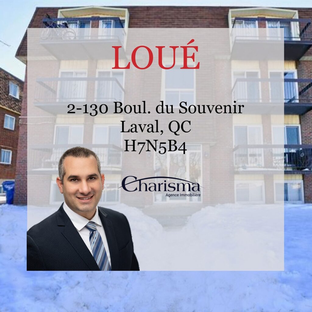 2-130 Boul. du Souvenir Laval, QC H7N5B4