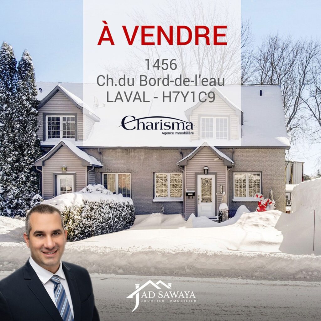 1456 Ch.du Bord-de-l'eau LAVAL-H7Y1C9